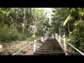 Stair to monastery with over 200 steps noreay pagoda 22 sept 2011