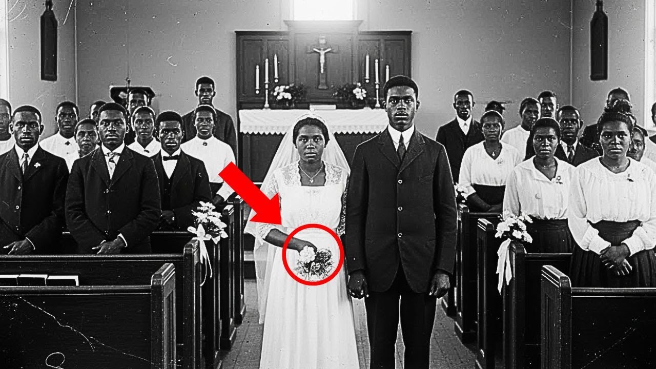 It was just a 1904 wedding photo — until you zoom in on the bride's hand