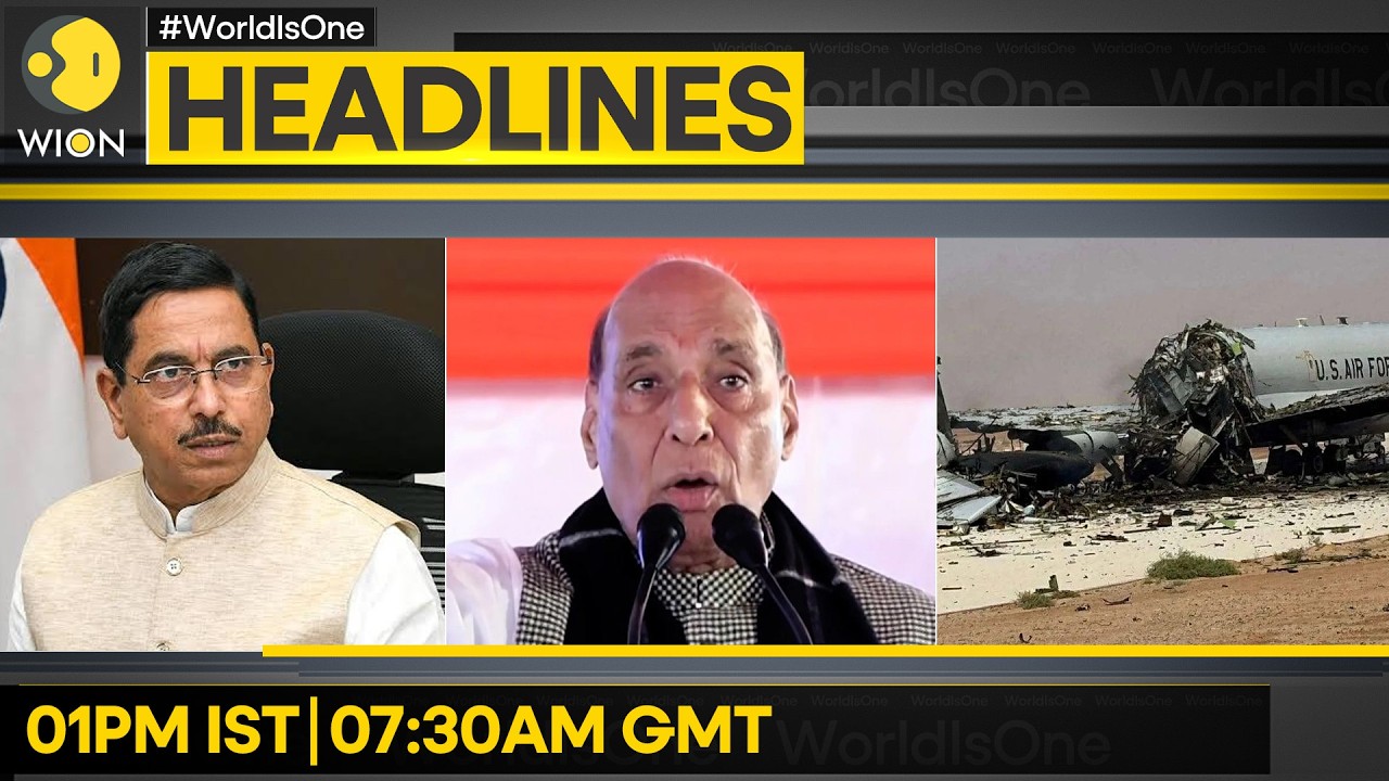 Pralhad Joshi Takes Charge As Education Minister | Defence Minister’s Sharp Warning to Pak | WION Pralhad Joshi Takes Charge As Education Minister | Defence Minister’s Sharp Warning to Pak | WION