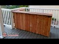 Project - Build a rustic outdoor bar out of 2x4's and cedar fence pickets
