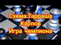 15) Французская защита. Система Тарраша. Карпов - Кузмин.1-0.Игра чемпиона.Межзон.1973г Шахматы