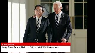 Biden Beyaz Saray'daki zirvede 'küresel ortak' Kishida'yı ağırladı #haber