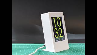 DIY Color TFT Clock using Arduino Uno DS3231 RTC With Tall 2.8 inches ILI9341 Display.