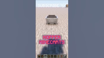 HOPPER MINECARTS can be LOCKED with ACTIVATOR RAILS!? | Redstone with PsiVolt #minecraft #redstone