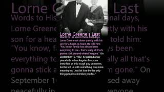 Lorne Greene’s Final Words to His Son 31ev8QdsVCQ 19 score75 unknown los angeles actor lorne gree Profile