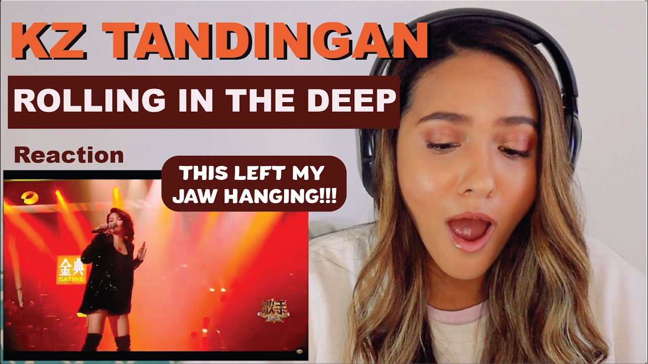 First time hearing KZ Tandingan -  Rolling In The Deep | REACTION!!