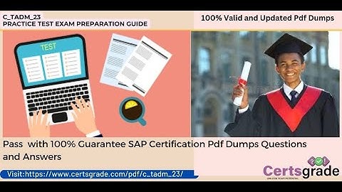 Updated 2023 C_tadm_23 SAP Certification Exam Pdf Dumps Questions and Answers