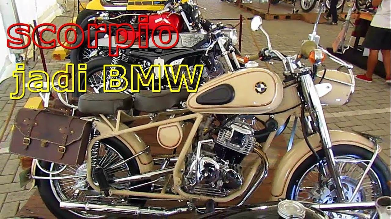 Yamaha Scorpio Build Jadi Bmw Motorrad R Series Youtube