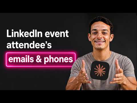 Turn any LinkedIn event into a contact list with Claude Code