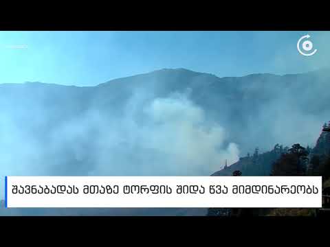 შავნაბადას მთაზე დაკვამლიანება კვლავ შეინიშნება