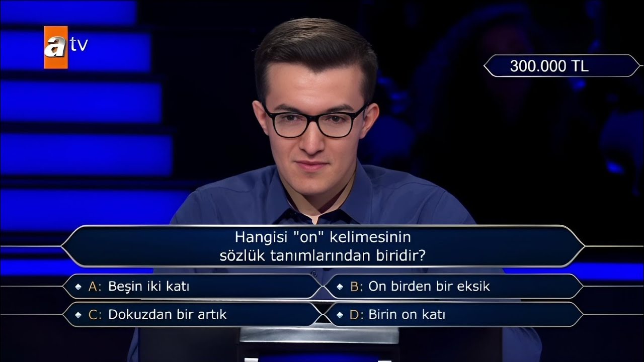 300 000 TL Say lar Kim Milyoner Olmak ster 1096 B l m 300-000-tl-say-lar-kim-milyoner-olmak-ster-1096-b-l-m