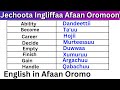 Jechoota Ingliffaa Afaan Oromoon (English in Afaan Oromo) Learn English in Afaan Oromo 4