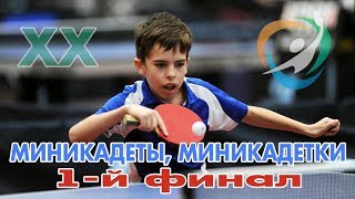 XX турнир Николая Никитина. Миникадеты и Миникадетки. 1-й финал