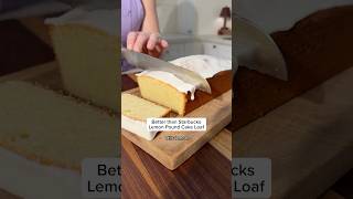EASY Lemon Pound Cake Loaf (Better Than Starbucks!)