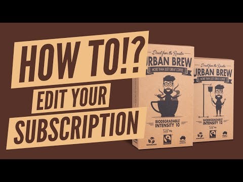 HOW TO | Edit Your Urban Brew Subscription