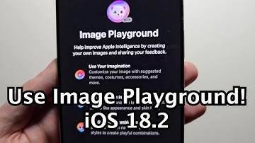 iPhone How to Use Image Playground! (iOS 18.2)