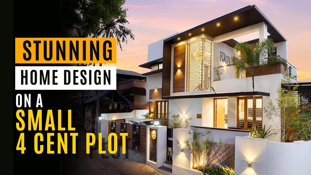 Modern Kerala House Design 4 Cent Plot 4 BHK 1900 Sq Ft Budget Home 