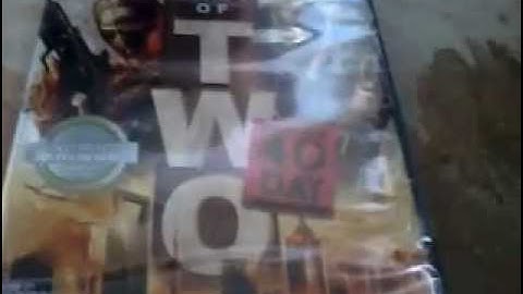 army of two the 40th day unboxin