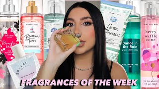 FRAGRANCES I’VE OBSESSED WITH THIS WEEK!! bath and body works, skylar, etc