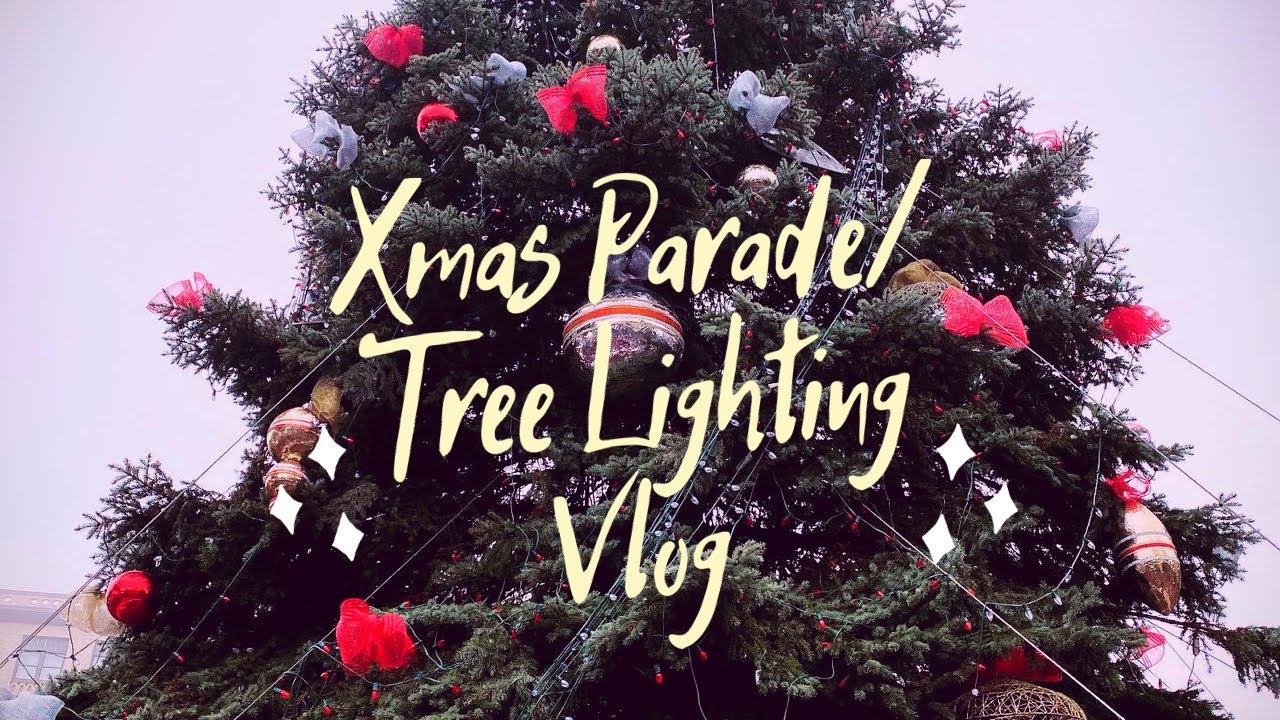 Christmas Parade/Tree Lighting Vlog | Bella