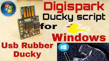 Digispark attiny85 windows ducky script