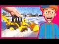 Educational Videos for Toddlers with Blippi | Backhoes and Colors!