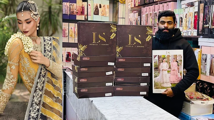 SAIYARRA LUXURY WEDDING FORMALS BY IMROZIA SERENE 2025 | UNSTICHTED DESIGNER WEDDING COLLECTION 2025