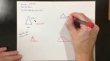Base Angle Theorem and Isosceles Video