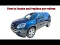 Locating And Replacing PCV Valves On A 2008 GMC Acadia SLT-1 FWD Sport Body