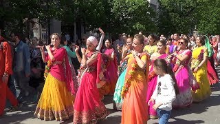 2018 05 09 Харинама 9 мая в Москве. Harinama in Moscow on May 9, 2018 on Victory Day.