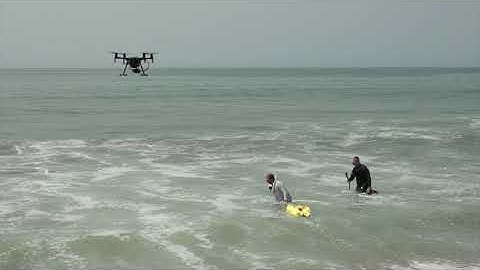 Demo Drone rescue with Switlik Techfloat