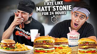 I Ate Like Matt Stonie for 24 Hours Straight