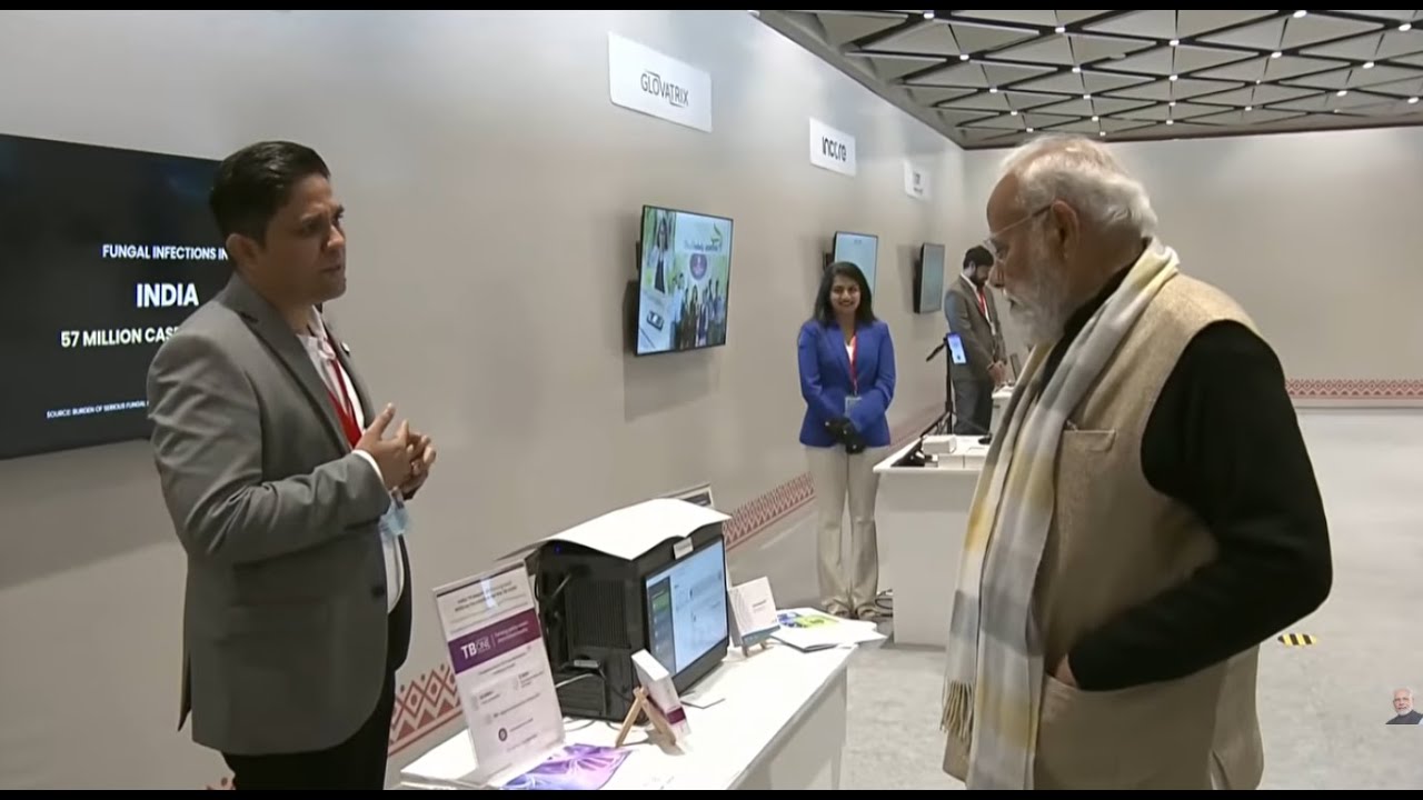 LIVE: PM Modi visits an exhibition during the programme marking a decade of Startup India