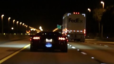 Lamborghini Aventador challenges Toyota Supra on highway!