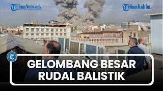 Buktikan Ucapan, Garda Revolusi Iran Luncurkan Gelombang Besar Rudal Balistik ke Jantung Israel