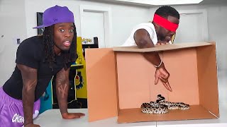 Kai Cenat \& Kevin Hart What's In The Box Challenge!