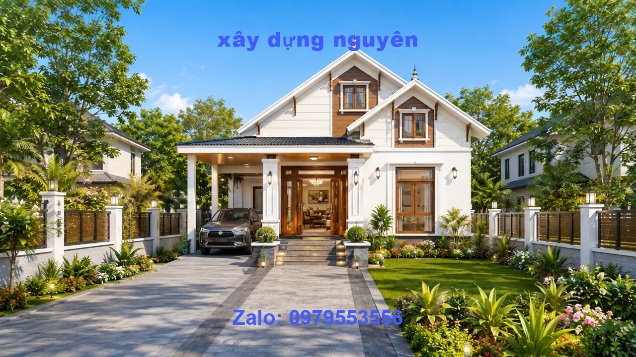 Mẫu Nhà Cấp 4 Mái Thái Diện Tích 7x21m Thiết Kế 4 Phòng Ngủ #nhacap4 #maithai