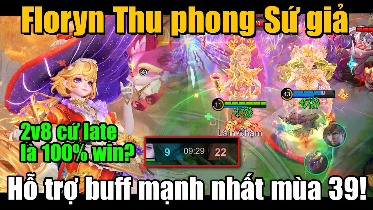 MLBB | FLORYN SEASON THU PHONG SỨ GIẢ: 2V8 SUÝT LẬT KÈO VỚI HỖ TRỢ BUFF MẠNH NHẤT MÙA 39! | Tốp Mỡ
