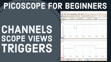 PicoScope for beginners | Multiple channels and scope views with edge triggering | 555 monostable