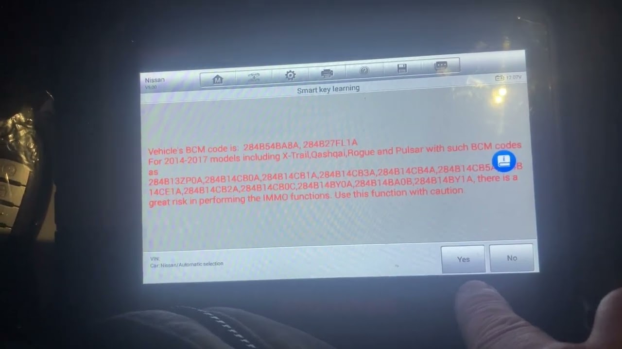 Key様　再投稿 2024 Nissan Rogue All Keys Lost SmartPro Failed Autel IM608