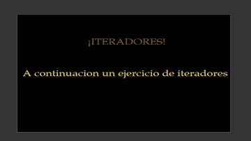 Iteradores en Python