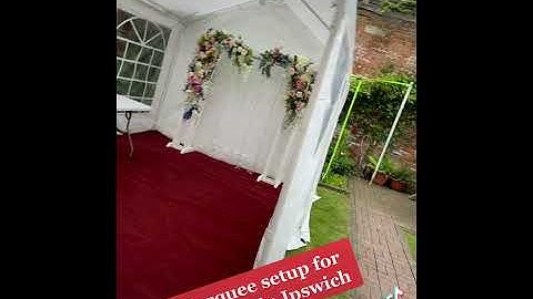 3x6 Marquee setup in Basildon