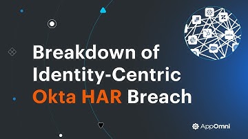SaaS Identity at Risk: A Breakdown of the Identity-Centric Okta HAR Breach