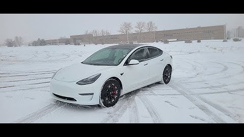 Testing out Drifting Mode in Performance Model 3