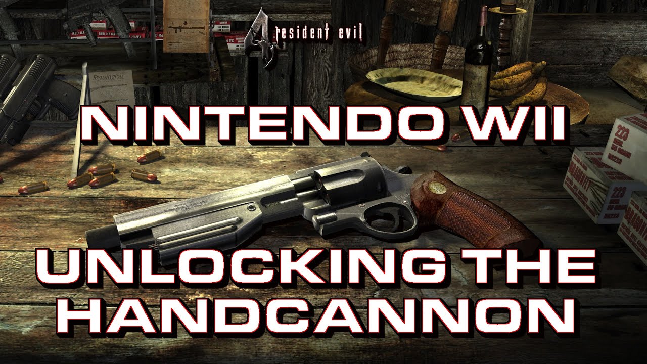 RE4 Wii Mercenaries Unlocking the Handcannon YouTube