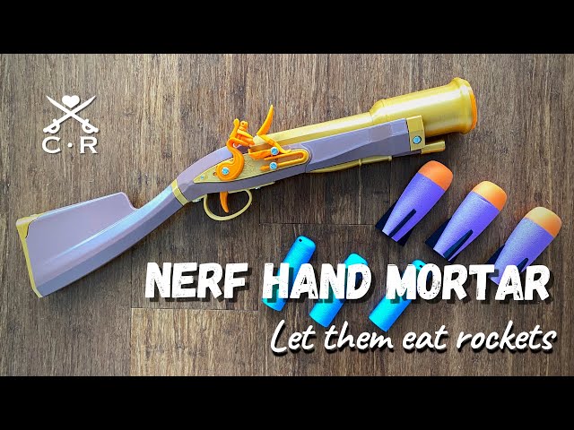 Nerf Hand Mortar: 1700s Grenade Launcher! - YouTube