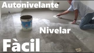 Nivelar un piso de concreto. AUTONIVELANTE