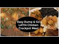 DUMP &amp; GO  Crock Pot Delicious Cuban Chicken Fricasse&#39;e/Easy Crock Pot Meal Idea