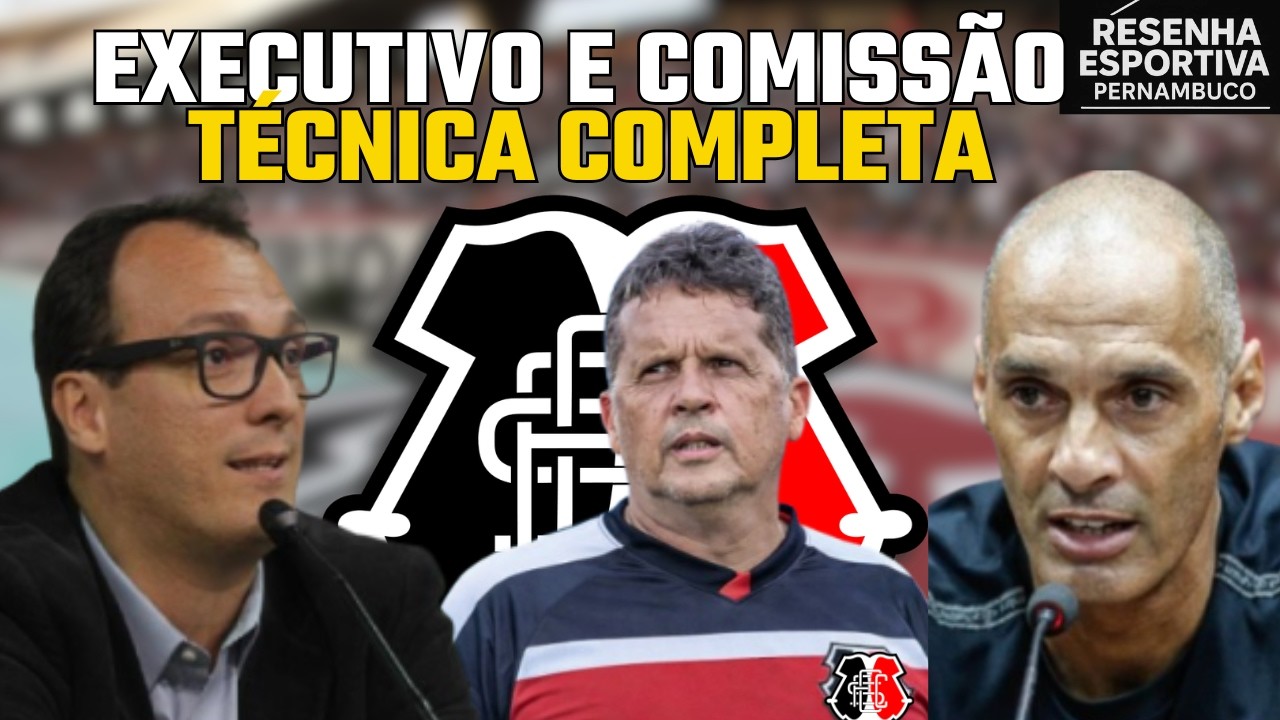 EXECUTIVO CONTRATADO NO SANTA CRUZ, COMISSÃO TÉCNICA FOI CONTRATADA, COMEÇOU O PLANEJAMENTO DE 2026.