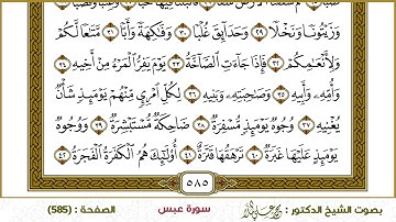 سورة عبس  585